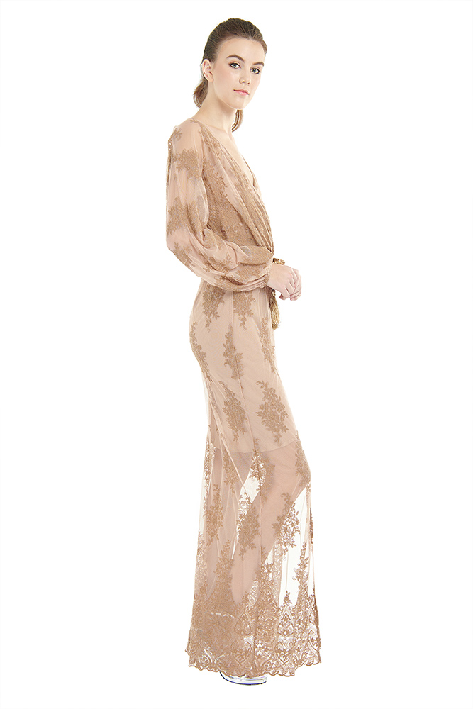 side view of the dress